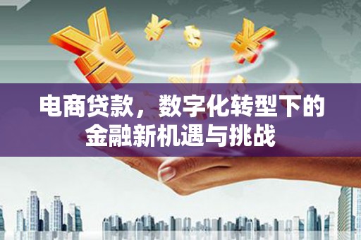 鹿谷电商贷款，数字化转型下的金融新机遇与挑战