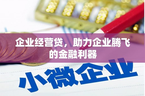 鹿谷企业经营贷，助力企业腾飞的金融利器