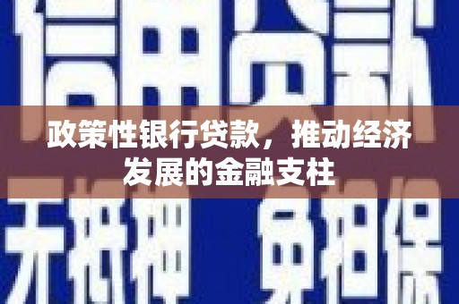 鹿谷政策性银行贷款，推动经济发展的金融支柱