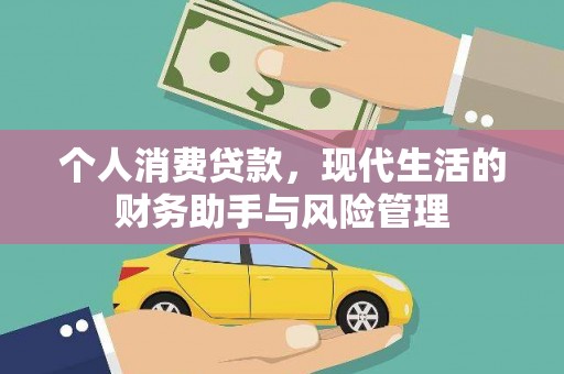 鹿谷个人消费贷款，现代生活的财务助手与风险管理