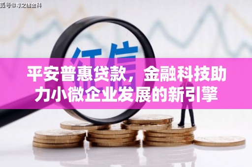 鹿谷平安普惠贷款，金融科技助力小微企业发展的新引擎