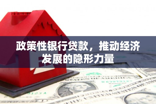 鹿谷政策性银行贷款，推动经济发展的隐形力量
