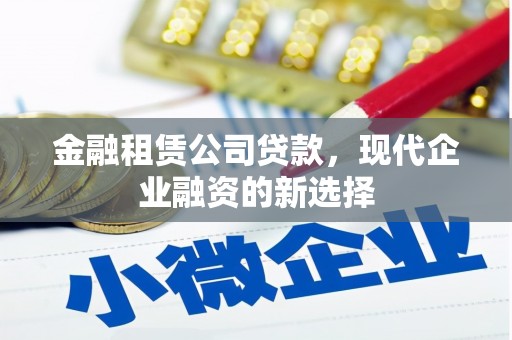 鹿谷金融租赁公司贷款，现代企业融资的新选择
