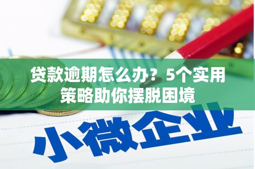 鹿谷贷款逾期怎么办？5个实用策略助你摆脱困境