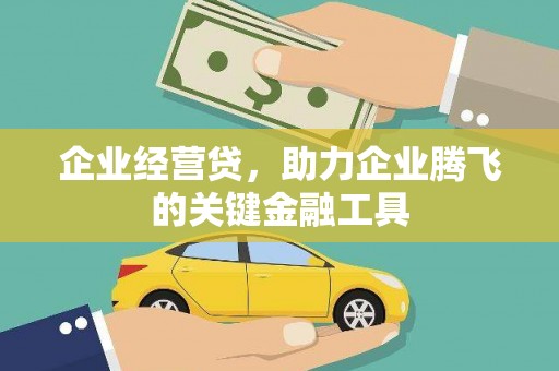 鹿谷企业经营贷，助力企业腾飞的关键金融工具