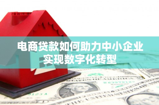 鹿谷电商贷款如何助力中小企业实现数字化转型