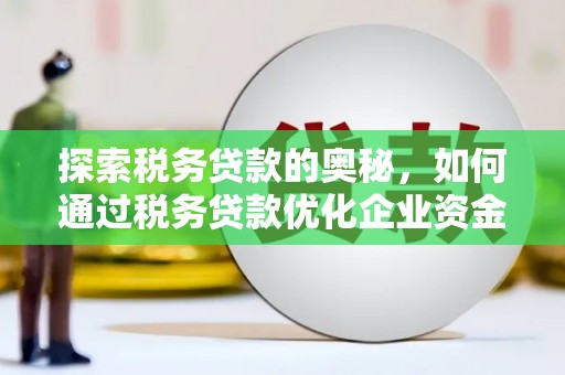 鹿谷探索税务贷款的奥秘，如何通过税务贷款优化企业资金流