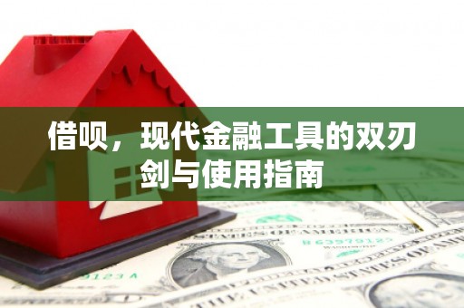 鹿谷借呗，现代金融工具的双刃剑与使用指南