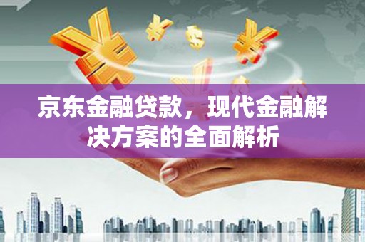 鹿谷京东金融贷款，现代金融解决方案的全面解析