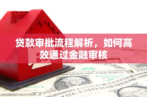 鹿谷贷款审批流程解析，如何高效通过金融审核