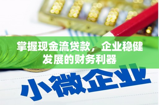鹿谷掌握现金流贷款，企业稳健发展的财务利器