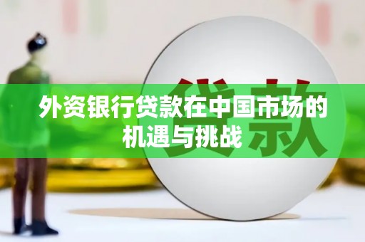 鹿谷外资银行贷款在中国市场的机遇与挑战