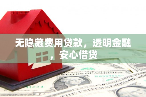 鹿谷无隐藏费用贷款，透明金融，安心借贷