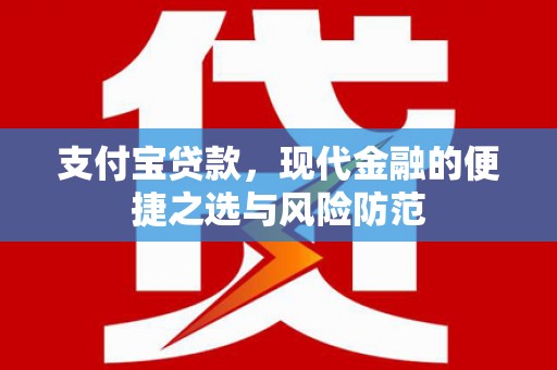 鹿谷支付宝贷款，现代金融的便捷之选与风险防范