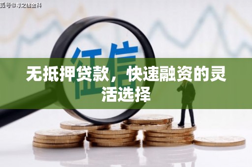 鹿谷无抵押贷款，快速融资的灵活选择