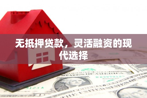 鹿谷无抵押贷款，灵活融资的现代选择