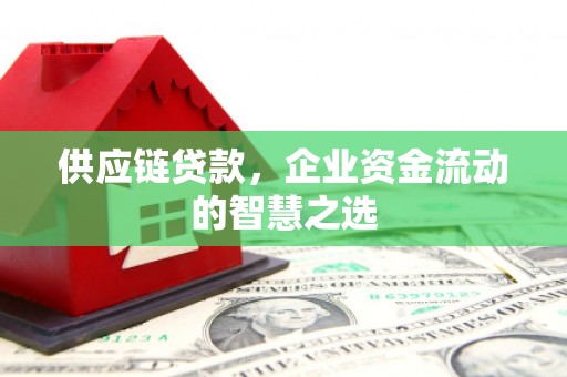 鹿谷供应链贷款，企业资金流动的智慧之选