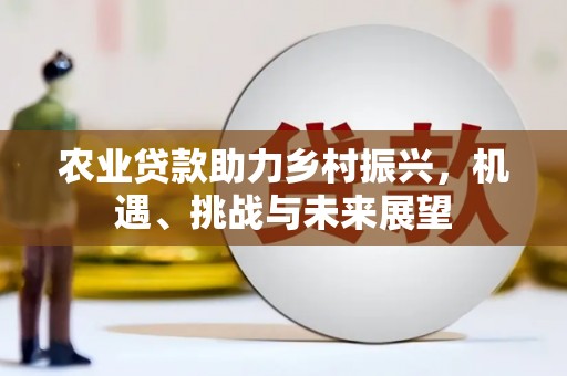 鹿谷农业贷款助力乡村振兴，机遇、挑战与未来展望