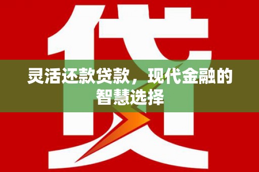 鹿谷灵活还款贷款，现代金融的智慧选择