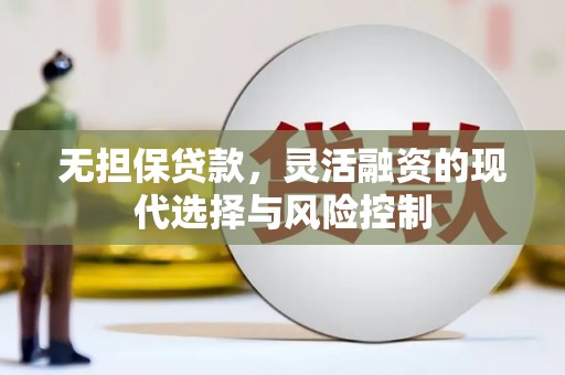 鹿谷无担保贷款，灵活融资的现代选择与风险控制