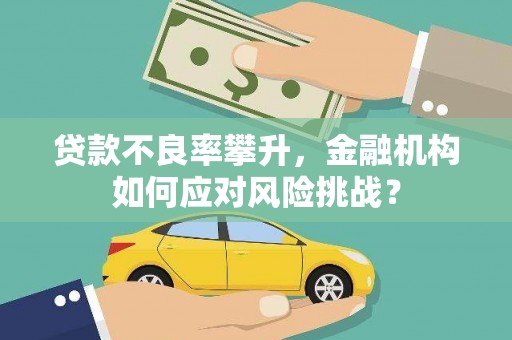 鹿谷贷款不良率攀升，金融机构如何应对风险挑战？
