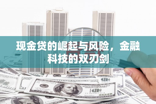 鹿谷现金贷的崛起与风险，金融科技的双刃剑