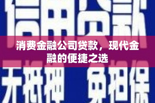 鹿谷消费金融公司贷款，现代金融的便捷之选