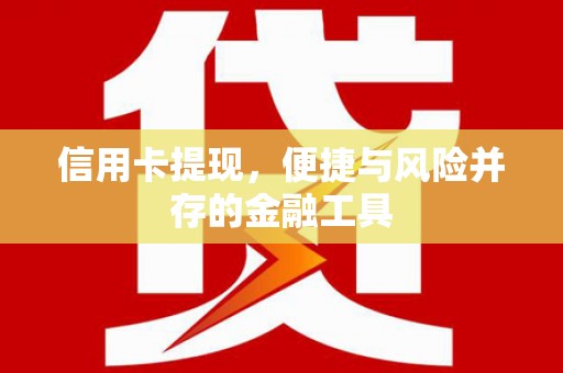 鹿谷信用卡提现，便捷与风险并存的金融工具