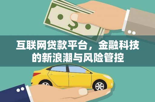 鹿谷互联网贷款平台，金融科技的新浪潮与风险管控
