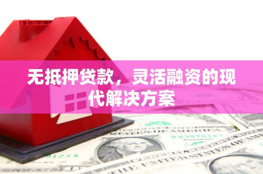 鹿谷无抵押贷款，灵活融资的现代解决方案