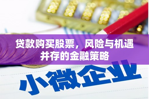 鹿谷贷款购买股票，风险与机遇并存的金融策略