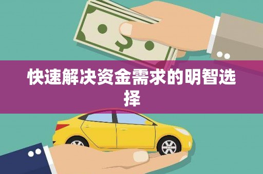鹿谷快速解决资金需求的明智选择
