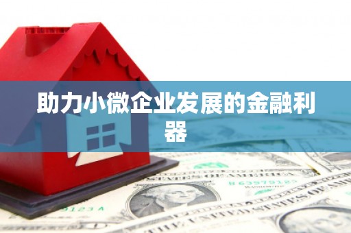 鹿谷助力小微企业发展的金融利器